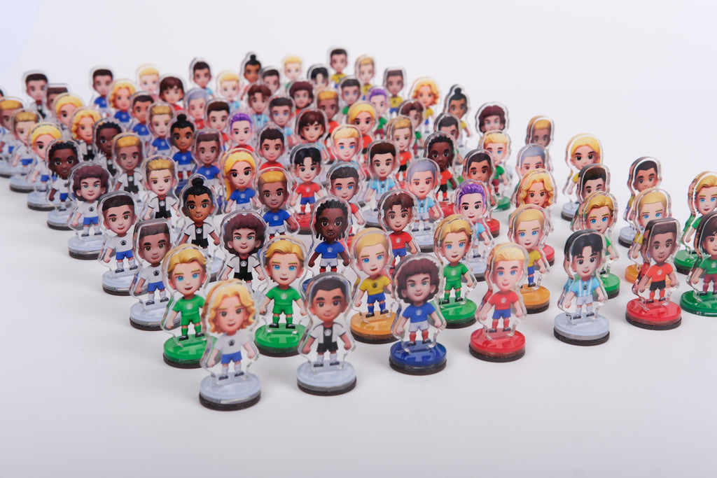 Multiple national team squads from the Origin Goal blind box series