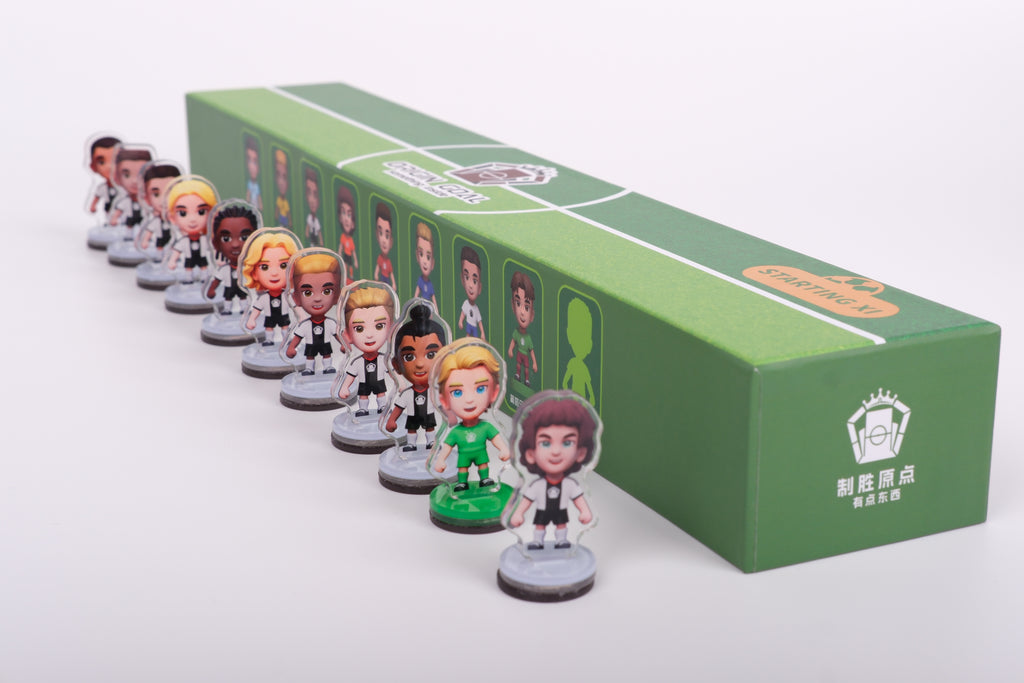 Origin Goal blind box squad lined up in formation